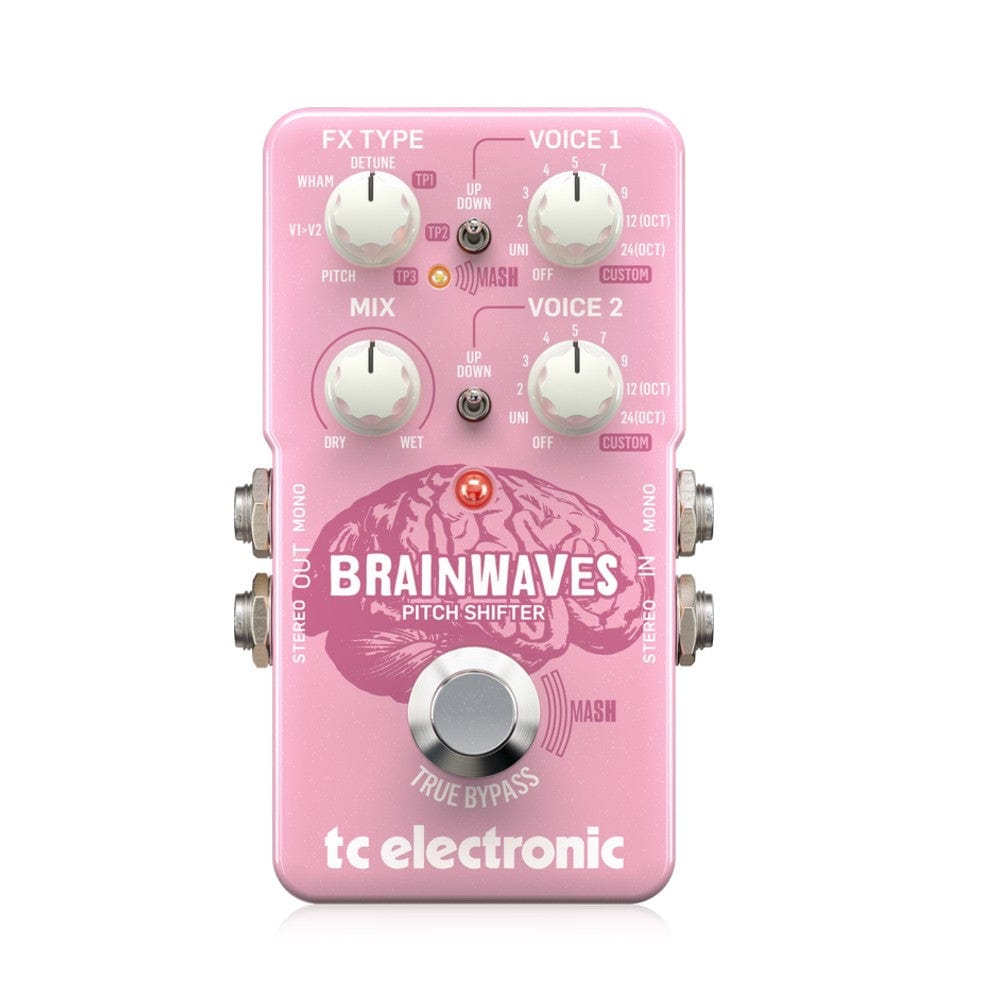 t.c. electronic effect pedals t.c. electronic brainwaves exceptional pitch shifter with 4 octave