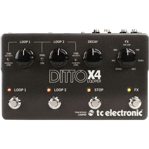T.C. Electronic Effect Pedals T.C. Electronic Ditto X4 Looper Guitar Looper Effects Pedal