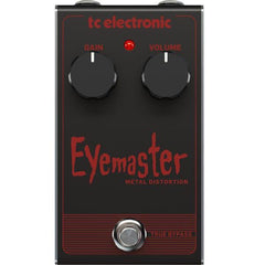 T.C. Electronic Effect Pedals T.C. Electronic Eyemaster Metal Distortion Effects Pedal