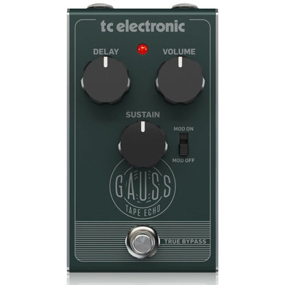 T.C. Electronic Effect Pedals T.C. Electronic GAUSS Super-Saturated Tape Echo Pedal