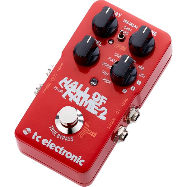 t.c. electronic effect pedals t.c. electronic hall of fame 2 reverb guitar effects pedal