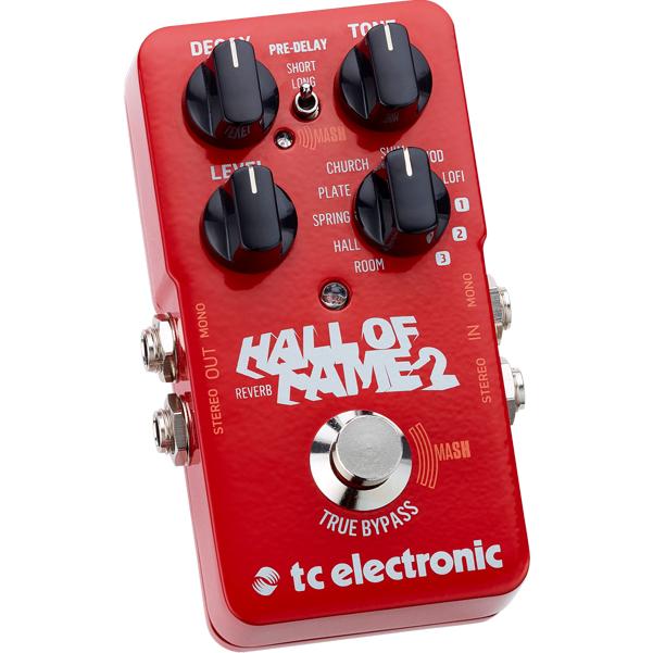t.c. electronic effect pedals t.c. electronic hall of fame 2 reverb guitar effects pedal