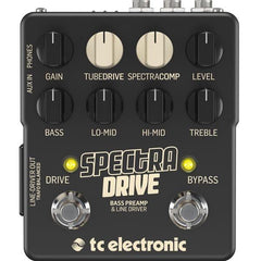T.C. Electronic Effect Pedals T.C. Electronic SpectraDrive Bass Preamp And Drive Effects Pedal