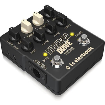 t.c. electronic effect pedals t.c. electronic spectradrive bass preamp and drive effects pedal