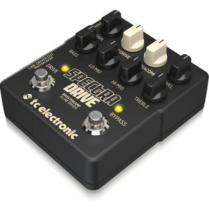 t.c. electronic effect pedals t.c. electronic spectradrive bass preamp and drive effects pedal