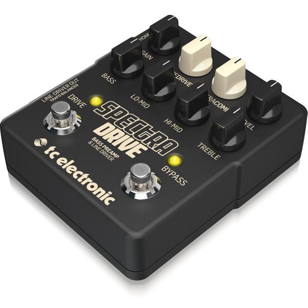 t.c. electronic effect pedals t.c. electronic spectradrive bass preamp and drive effects pedal