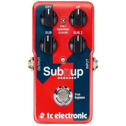 t.c. electronic effect pedals t.c. electronic sub 'n' up octaver pedal