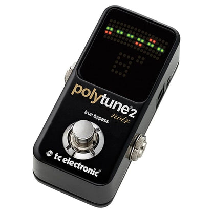 t.c. electronic tuners t.c. electronic polytune 2 noir guitar tuner