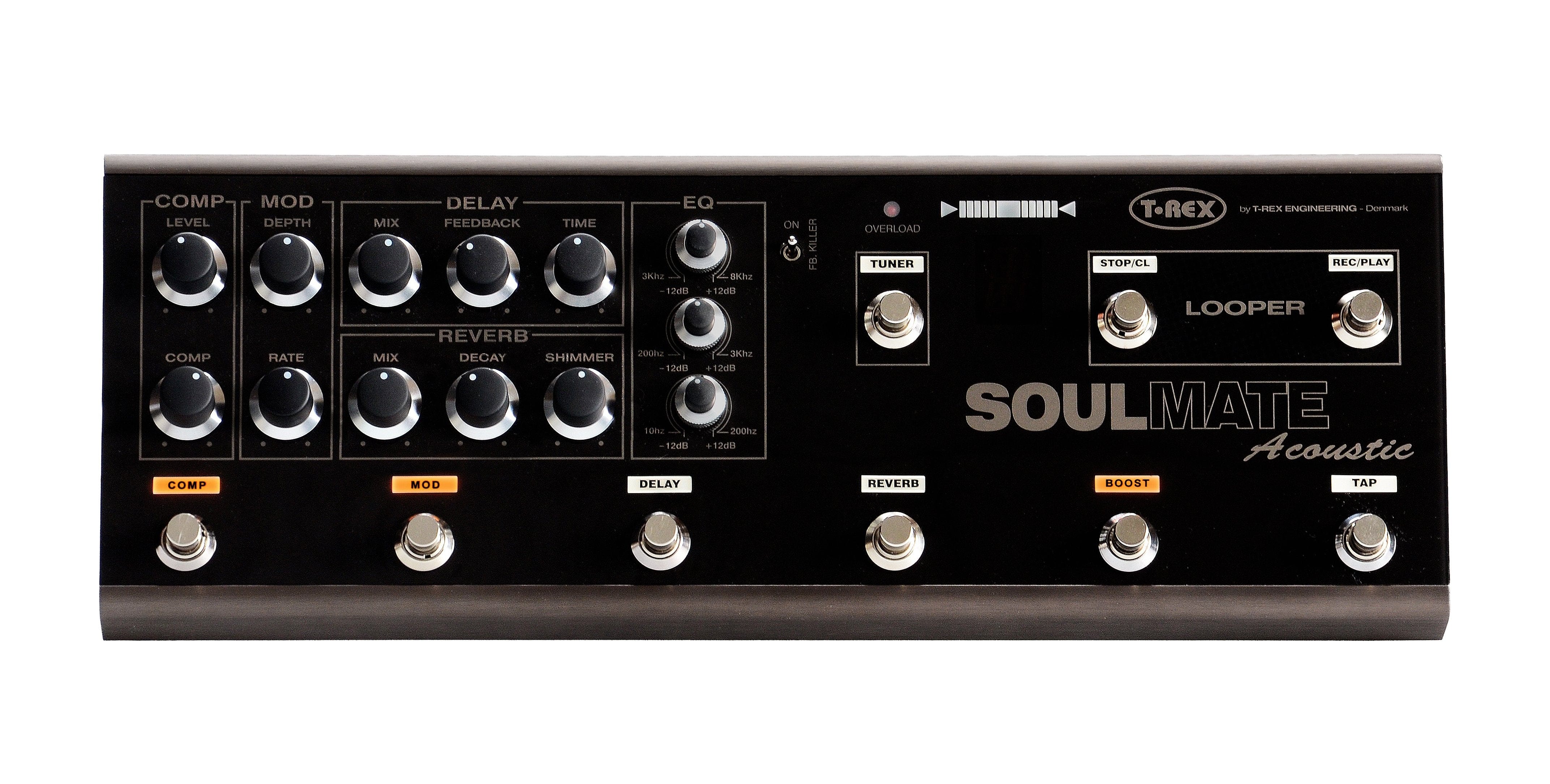 t-rex effect pedals t-rex soulmate acoustic multi effects pedal