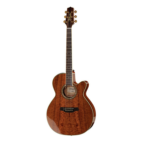 takamine electro acoustic guitars takamine ef508kc cutaway electro acoustic guitar - natural high gloss