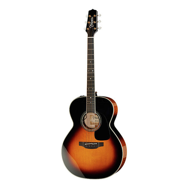 takamine electro acoustic guitars takamine p6n dreadnought electro acoustic guitar - brown sunburst high gloss