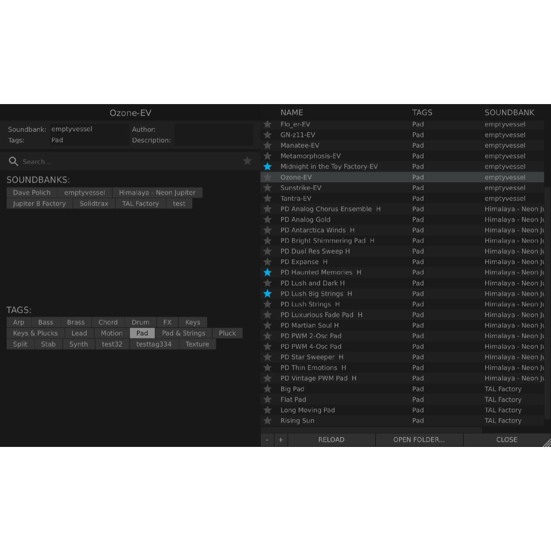TAL Software Virtual Instruments TAL Software TAL Jupiter 8 Synthesizer Plug-in