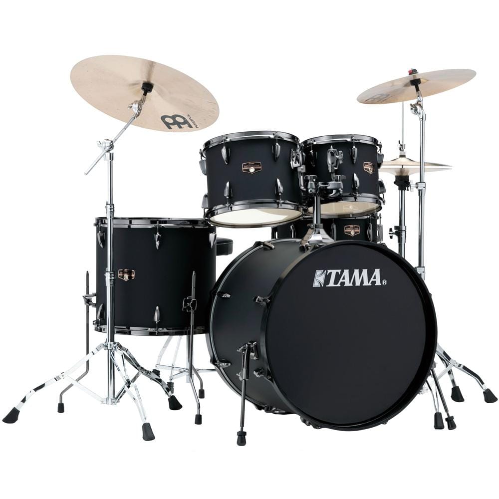 Tama Acoustic Drum Kits Blacked Out Black Tama Imperial Star IP52KH6NB 5-Piece Acoustic Drum Kit