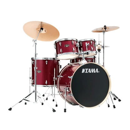 tama acoustic drum kits candy apple mist tama ie58h6w imperialstar drum kits 18 inch    