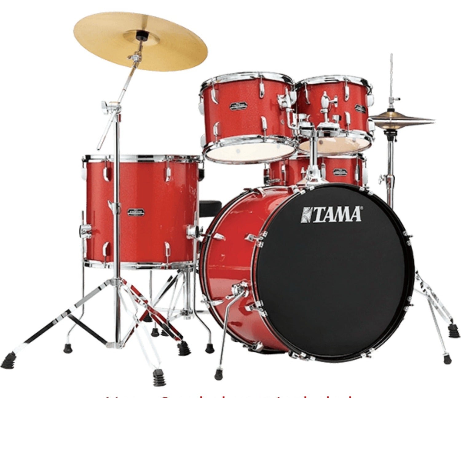 Tama Acoustic Drum Kits Candy Red Sparkle Tama ST58H5 Stagestar Acoustic Drum Kits Drum Set