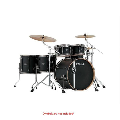 tama acoustic drum kits flat black tama superstar hyper-drive maple 6pcs shellpack drumkit 