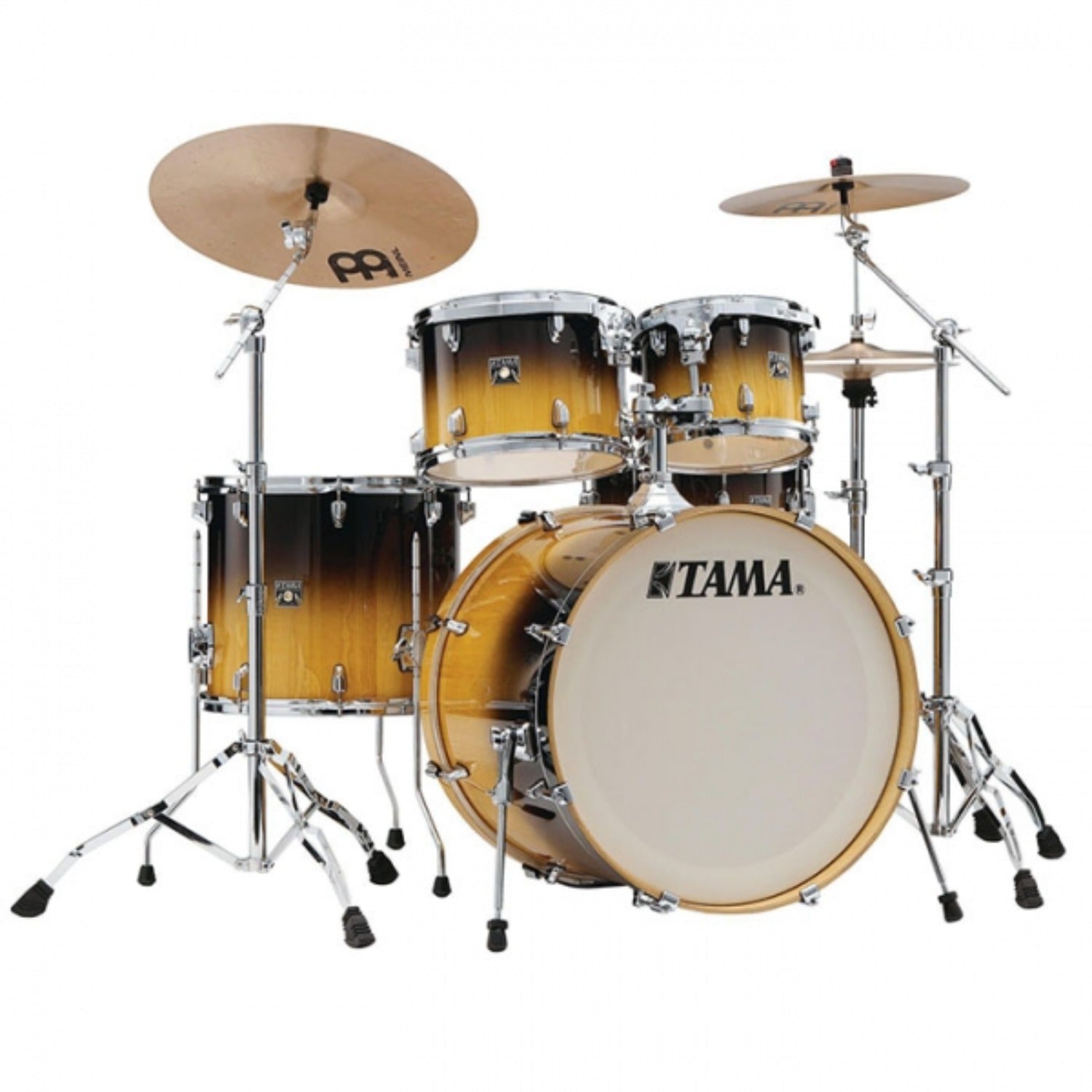 Tama Acoustic Drum Kits Gloss Lacebark Pine Fade Tama CL52KRS Super Star Classic 5 Piece Acoustic Drum Kit