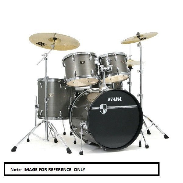 tama acoustic drum kits silver stream tama s52h5c - blk swingstar 5 pcs drum kit   #color_silver-stream