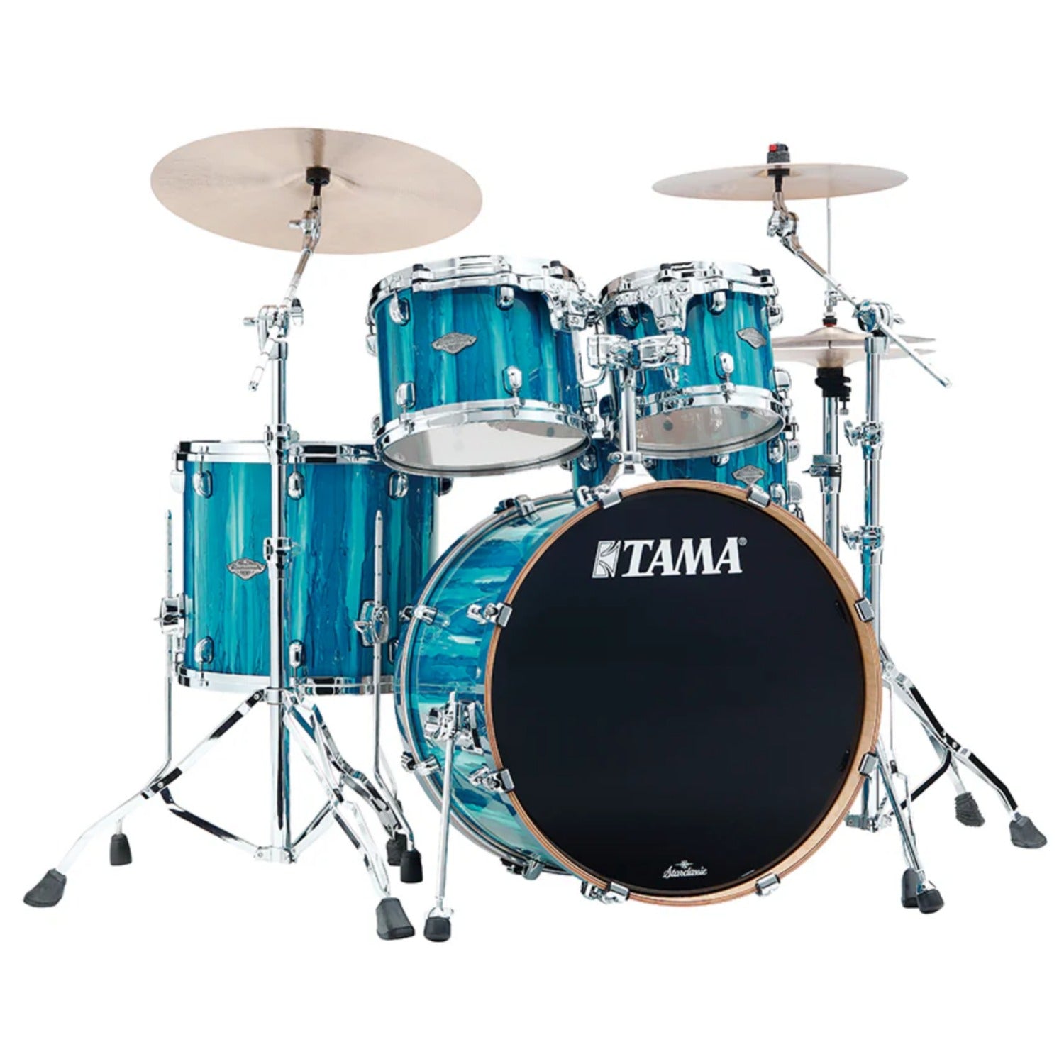 Tama Acoustic Drum Kits Sky Blue Aurora Tama Star Classic Performer 5 Piece Acoustic Drum Kit