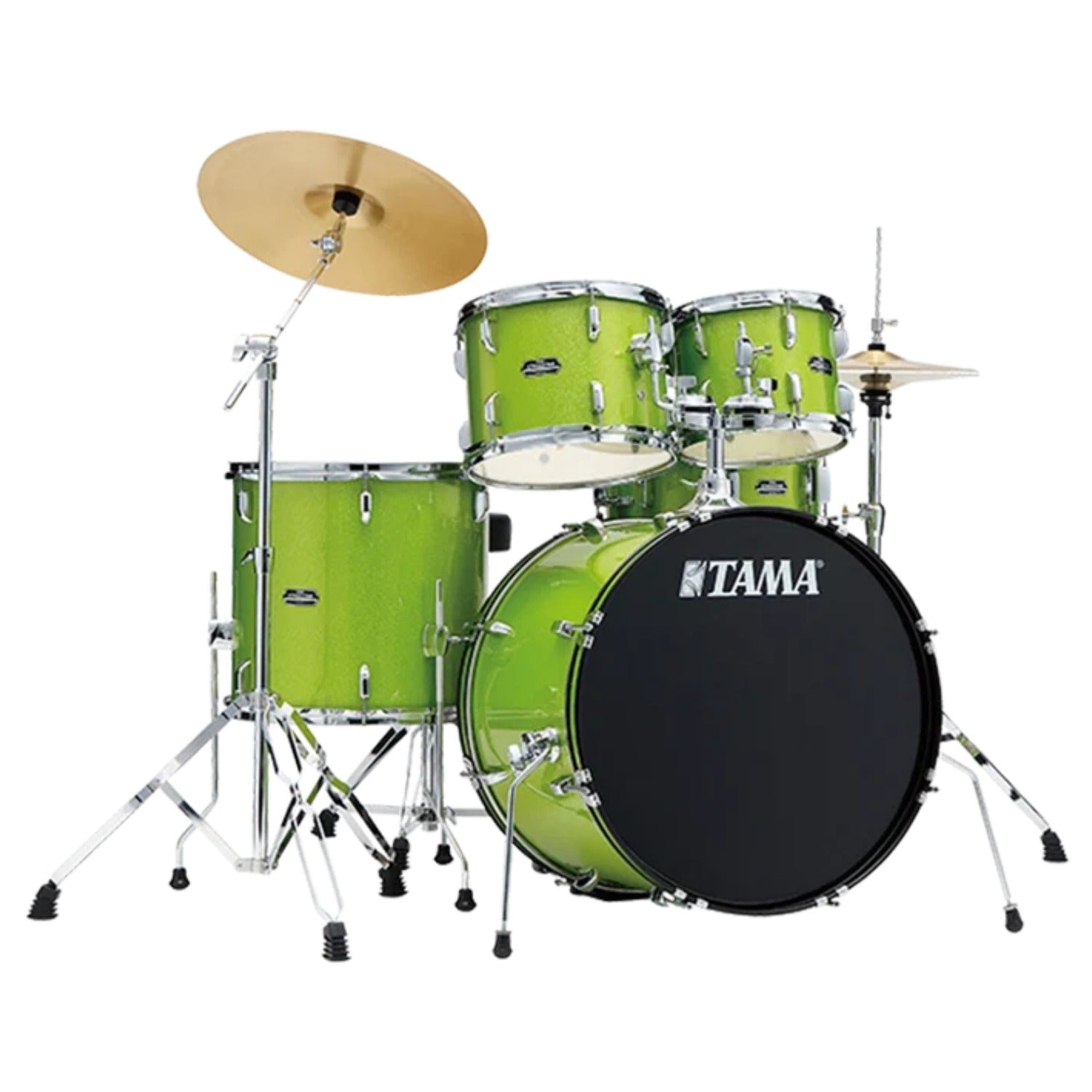 Tama Acoustic Drum Kits Tama ST52H5 Stagestar 5 Piece Acoustic Drum Kit with Hardware, Throne