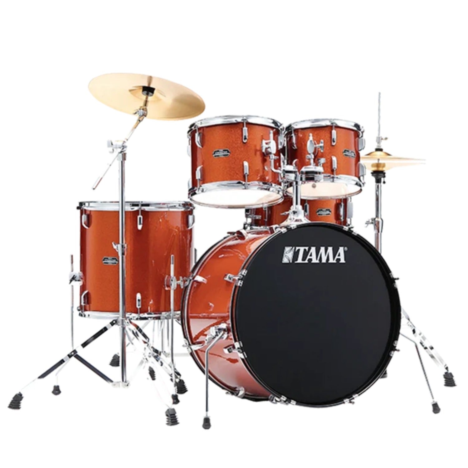 Tama Acoustic Drum Kits Tama ST52H5 Stagestar 5 Piece Acoustic Drum Kit with Hardware, Throne