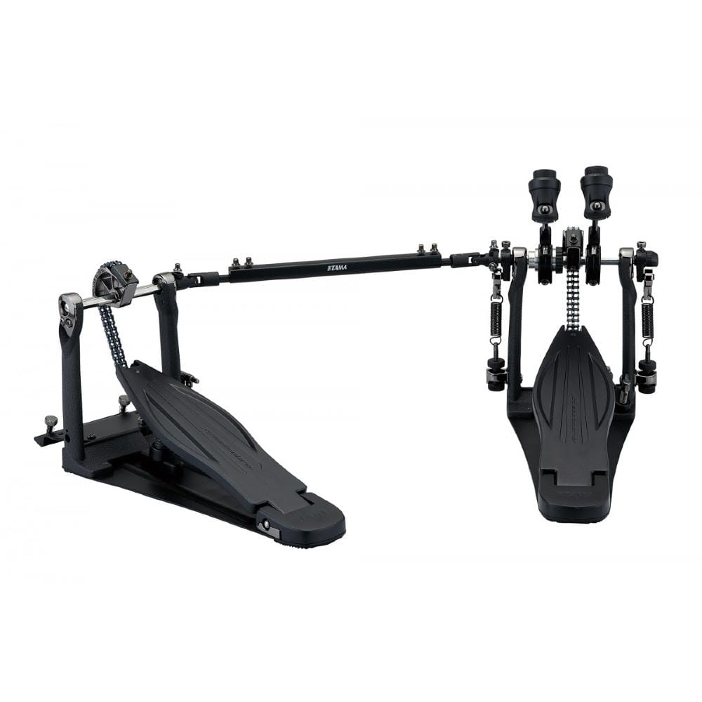 Tama Drum Pedals Black Tama HP910LWNBK Speed Cobra 910 Double Pedal - Blackout Special Edition