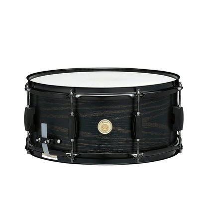 tama snare drums black oak wrap tama wp1465bk 6.5x14 snare drum    