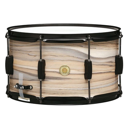 Tama Snares Natural Zebrawood Wrap Tama WP148BK 14inch×8inch Woodworks Snare Drum