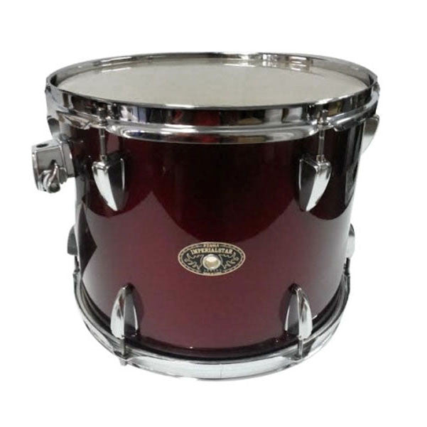 tama tom-toms vintage red tama imperialstar imt13a tom tom drum      