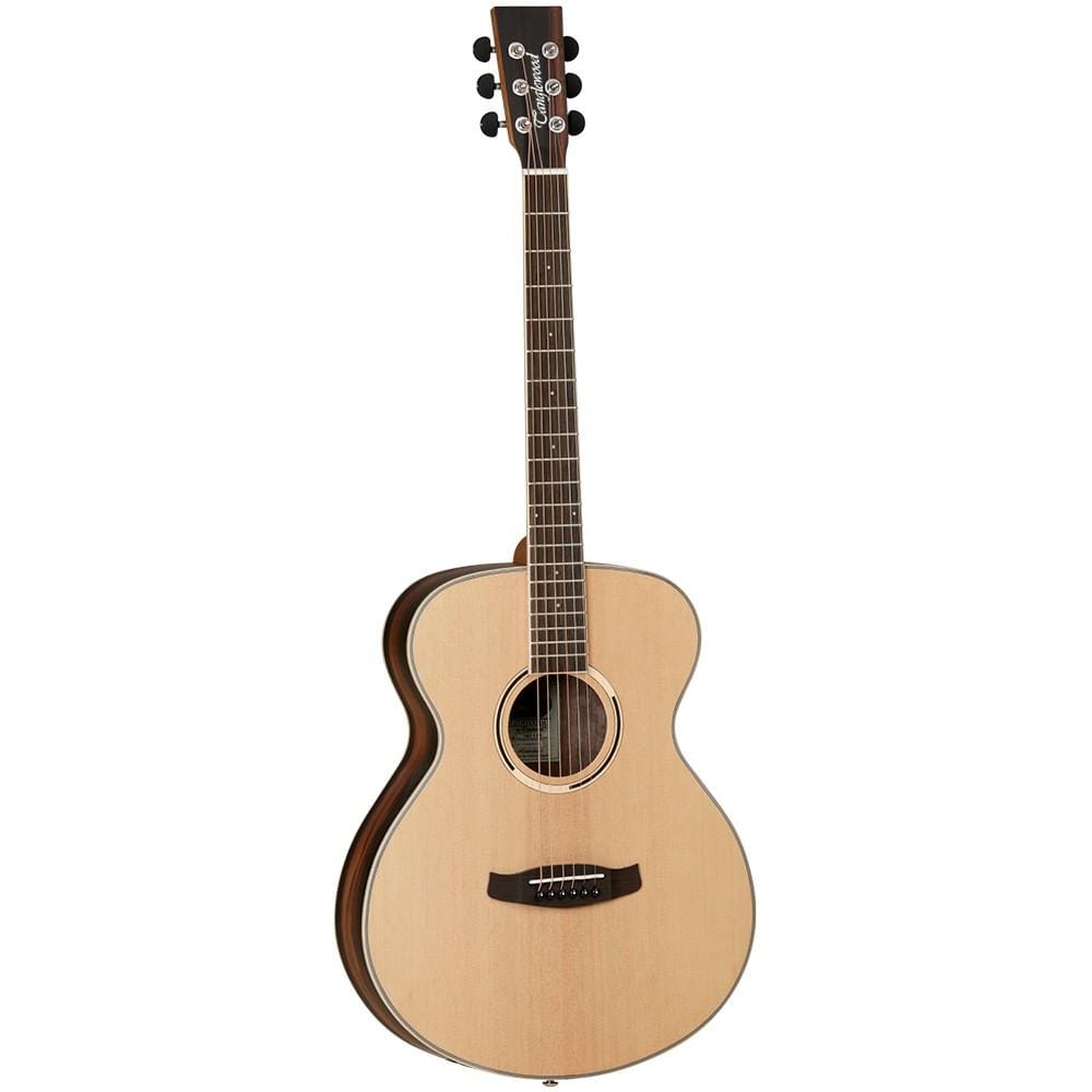 tanglewood acoustic guitars tanglewood dbtfeb 6-strings discovery exotic super folk ebony acoustic guitar
