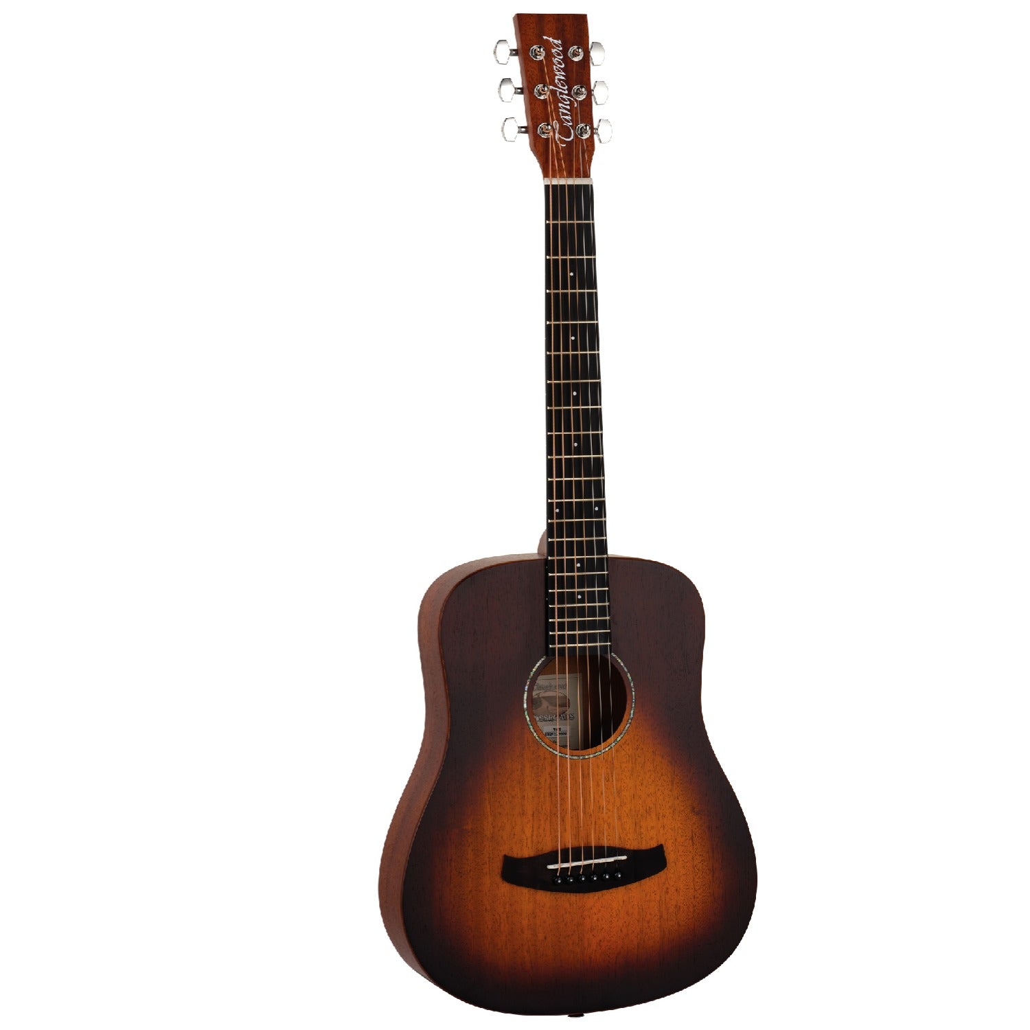 Tanglewood Acoustic Guitars Whiskey Burst Satin Tanglewood T C 2 6 String Acoustic Guitar 
