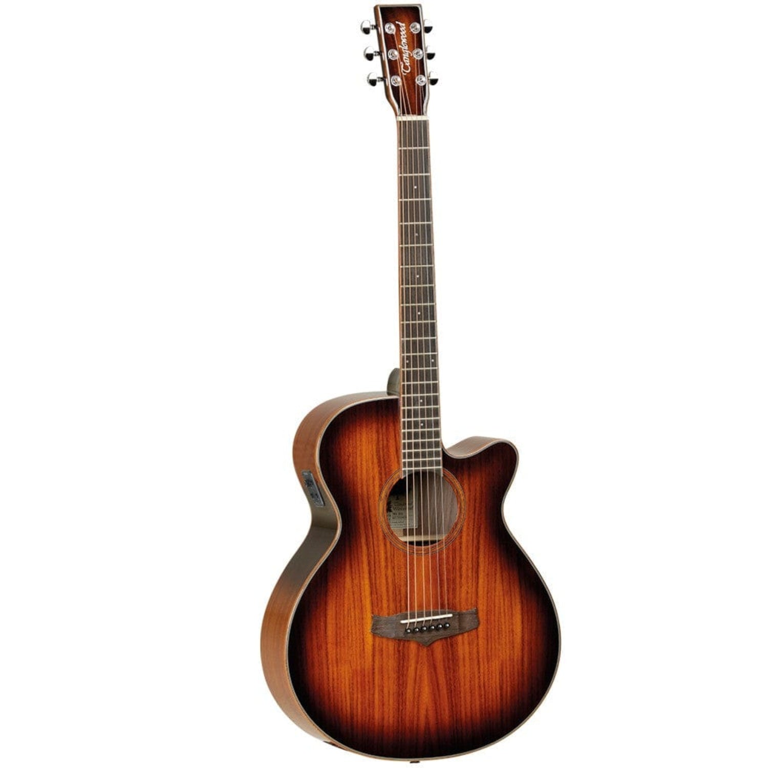 tanglewood electro acoustic guitars autumn burst gloss tanglewood tw4 e koa winterleaf series superfolk cutaway electro acoustic guitar - autumn burst gloss   