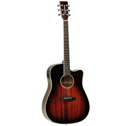 Tanglewood Electro Acoustic Guitars Autumn Vintage Burst Gloss Tanglewood TW5CE Solid Top Electro-Acoustic Guitar 