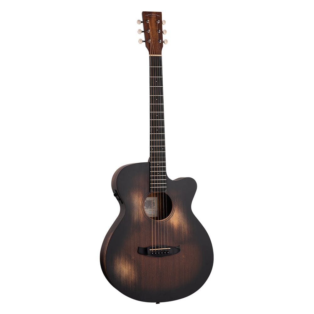 tanglewood electro acoustic guitars tanglewood tw ot 2e auld trinity series super folk electro acoustic guitar with gig bag