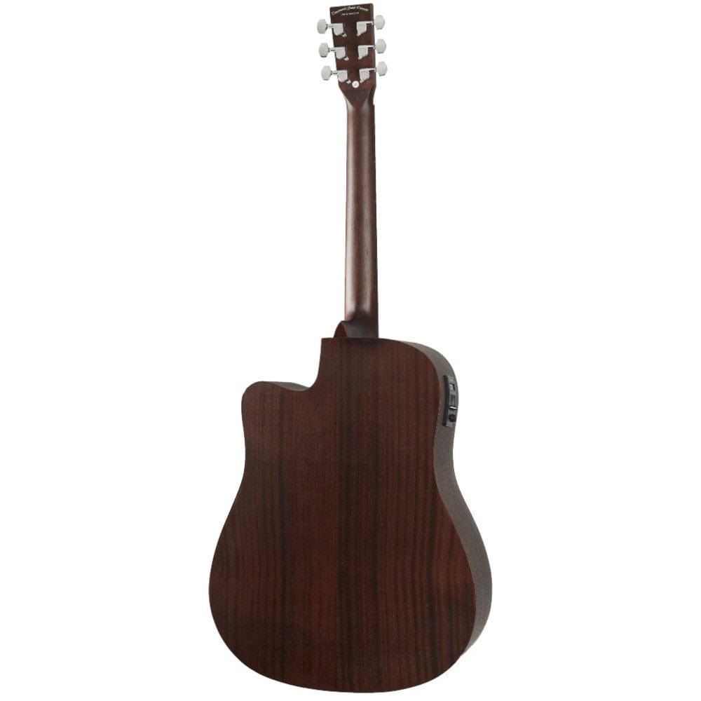 tanglewood electro acoustic guitars tanglewood twcrdce 6-strings crossroad dreadnaught cutaway electro acoustic guitar