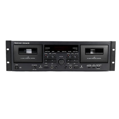 Tascam Audio Components Tascam 202MK7 Rackmount USB Dual Cassette Deck