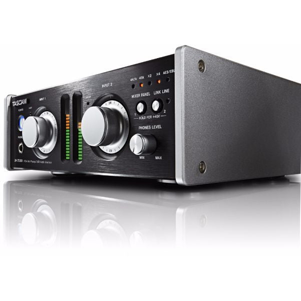 tascam audio interfaces tascam uh-7000 usb audio interface and hdia mic preamp