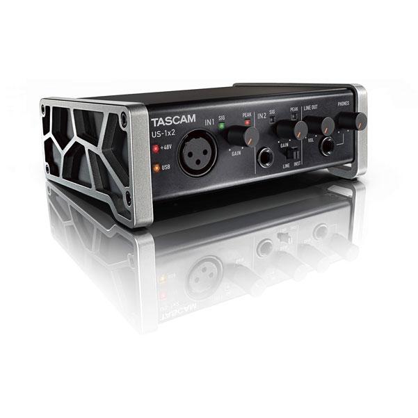 tascam audio interfaces tascam us-1x2 1-in, 2-out usb audio interface