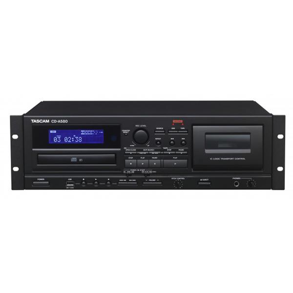 Tascam Cd Mp3 Media Players Tascam CD-A580 Cassette USB CD Media Player