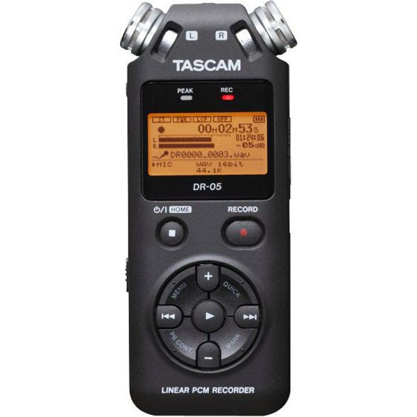 tascam portable field recorders tascam dr-05 solid state recorder