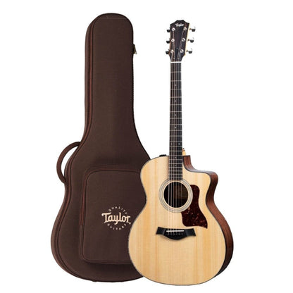 Taylor 214ce Plus 6 Strings Grand Auditorium Electro Acoustic Guitar with Gigbag- Natural