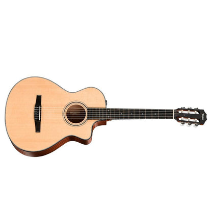 Taylor 312ce-N Grand Concert Nylon String Electro Acoustic Guitars With Bag- Natural