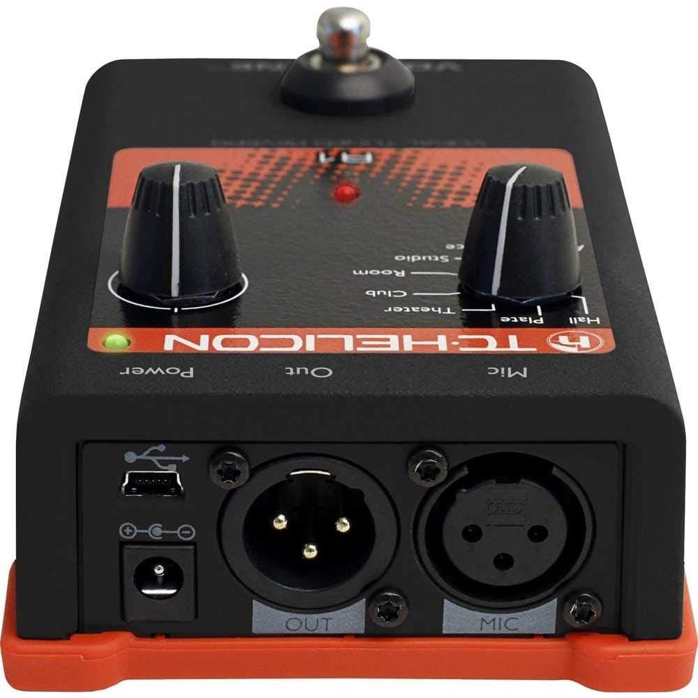 TC Helicon Effect Pedals TC Helicon VoiceTone Single R1 Vocal Tuned Reverb