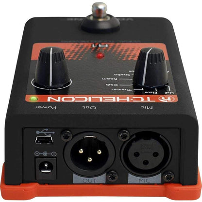 TC Helicon Effect Pedals TC Helicon VoiceTone Single R1 Vocal Tuned Reverb