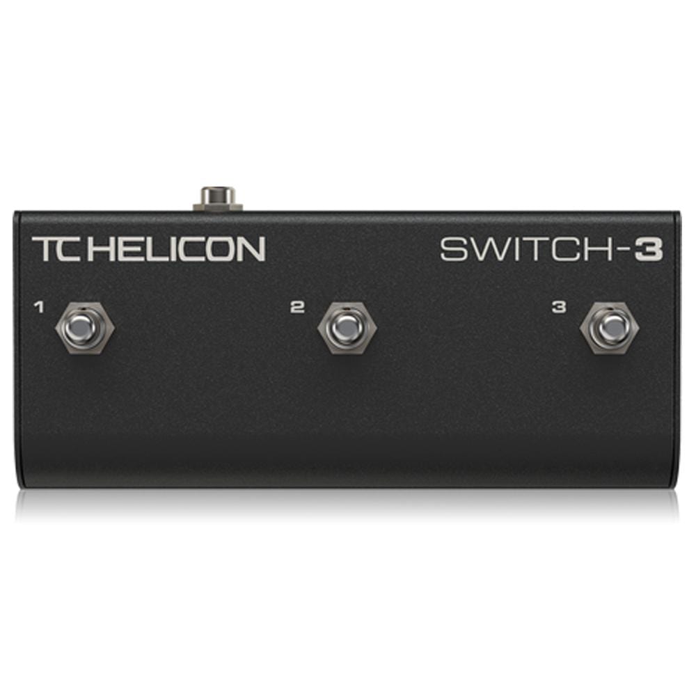 tc helicon signal processors tc helicon switch-3 pedal