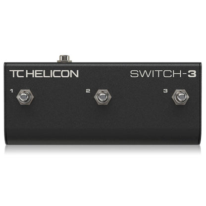 tc helicon signal processors tc helicon switch-3 pedal