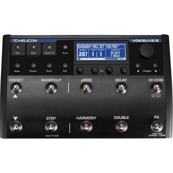 TC Helicon Voice Processors TC Helicon VoiceLive 2 Floor-Based Vocal Processor