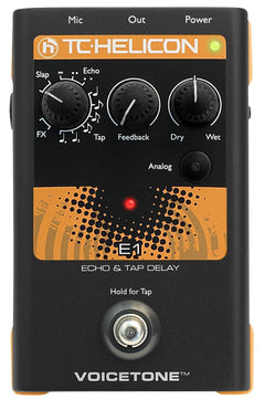 TC Helicon Voice Processors TC Helicon VoiceTone E1 Vocal Effects Processor