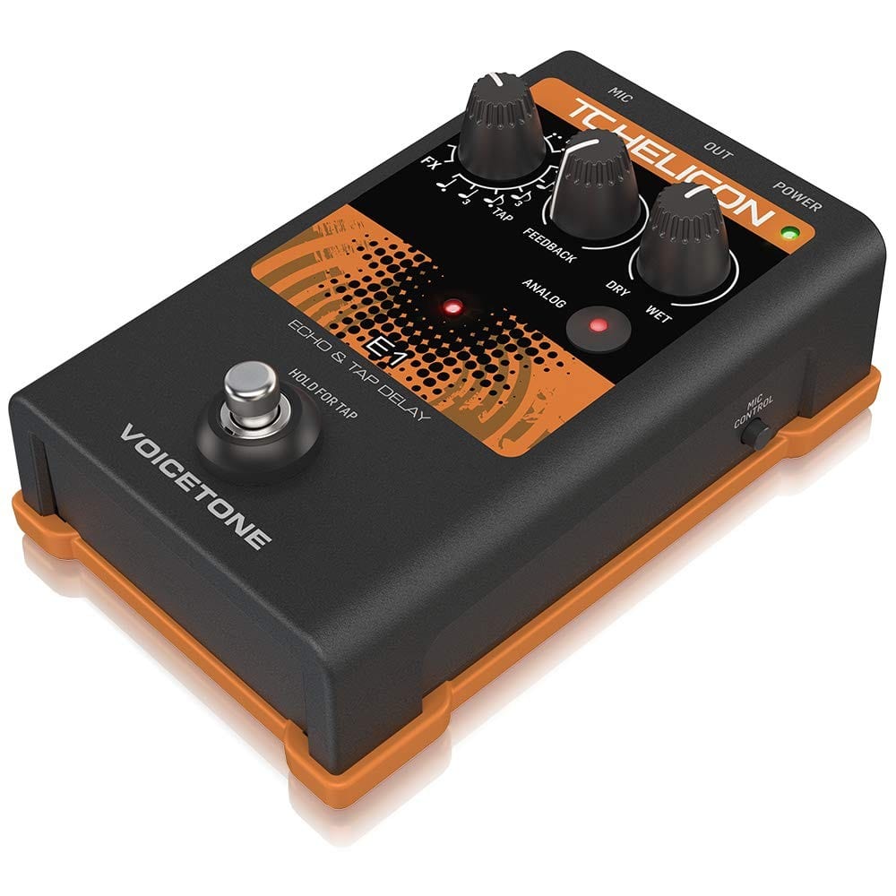 tc helicon voice processors tc helicon voicetone e1 vocal effects processor
