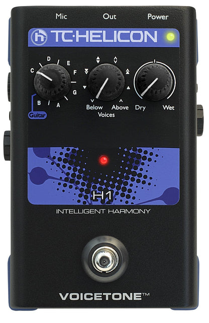 tc helicon voice processors tc helicon voicetone h1 vocal effects processor